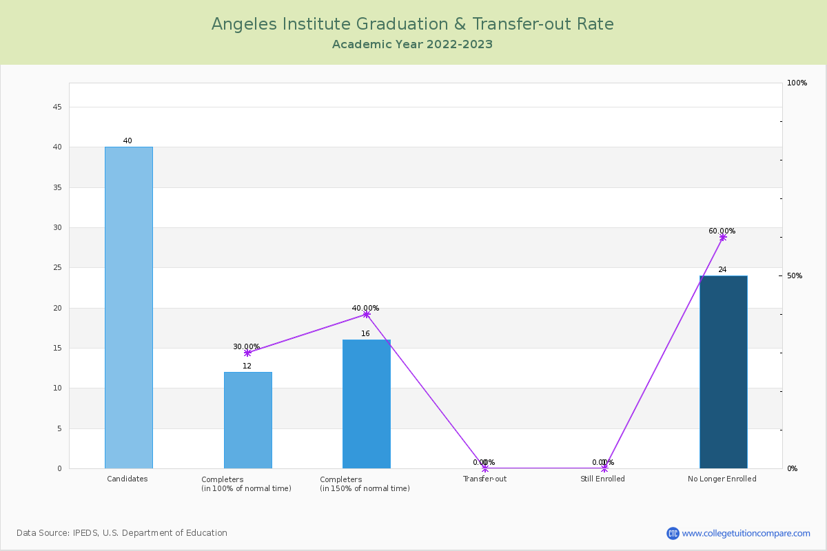 Angeles Institute graduate rate