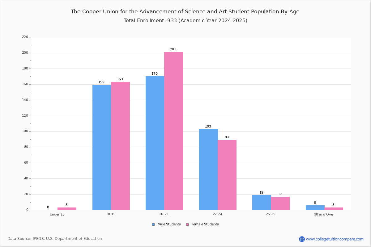 The Cooper Union Student Population and Demographics