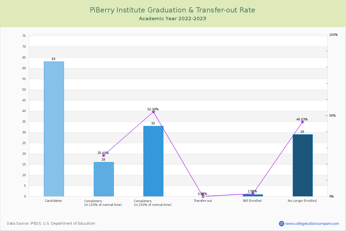 PiBerry Institute graduate rate