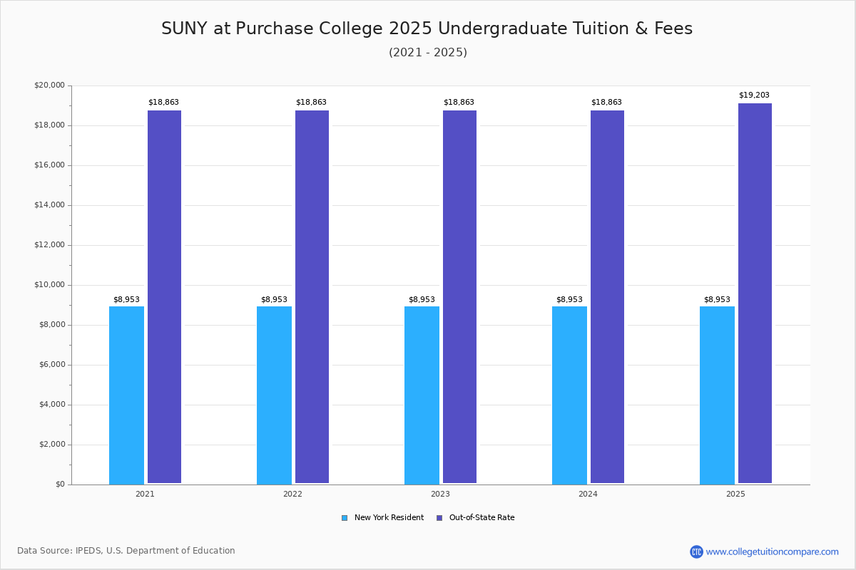 SUNY at Purchase College Tuition & Fees, Net Price