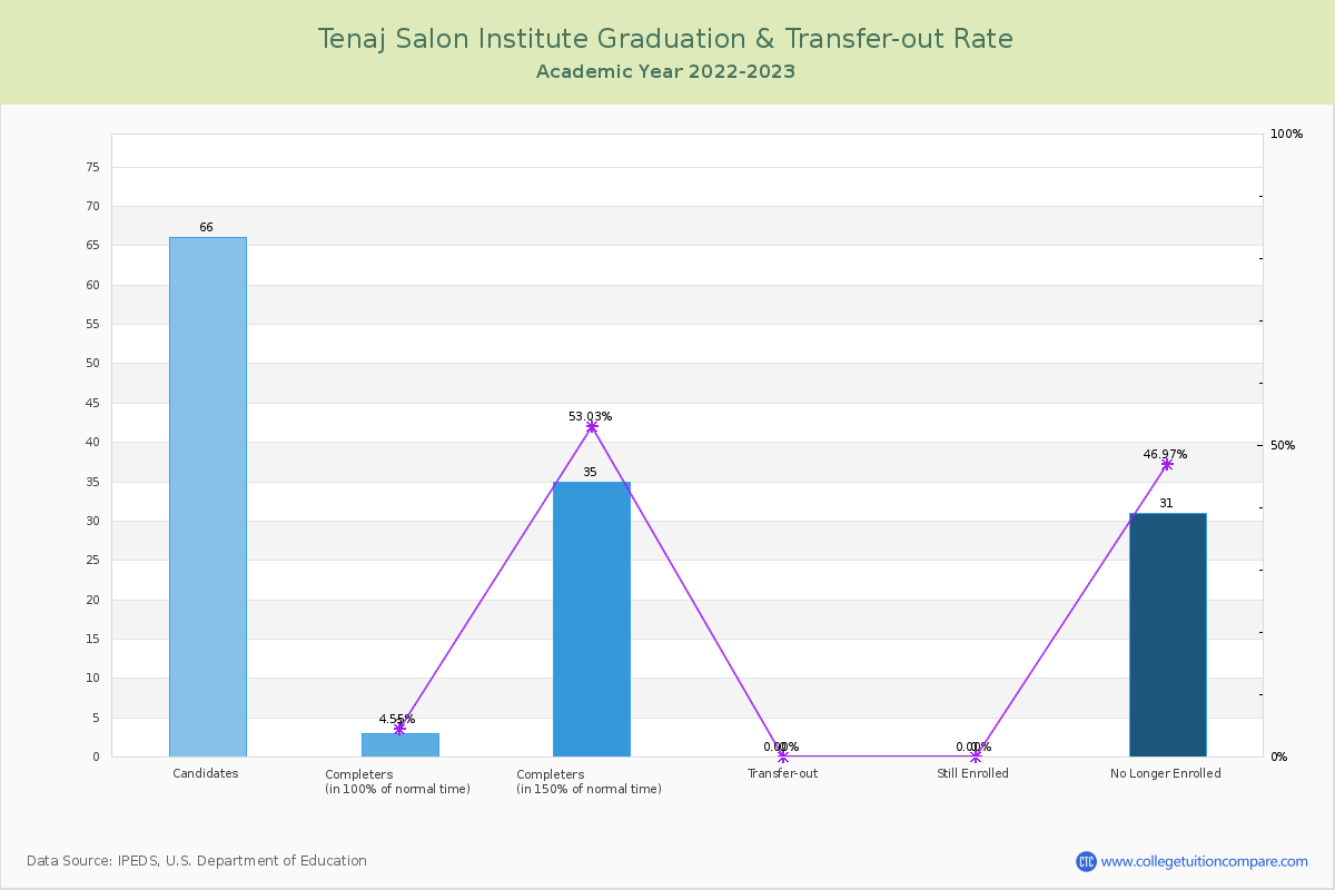 Tenaj Salon Institute graduate rate