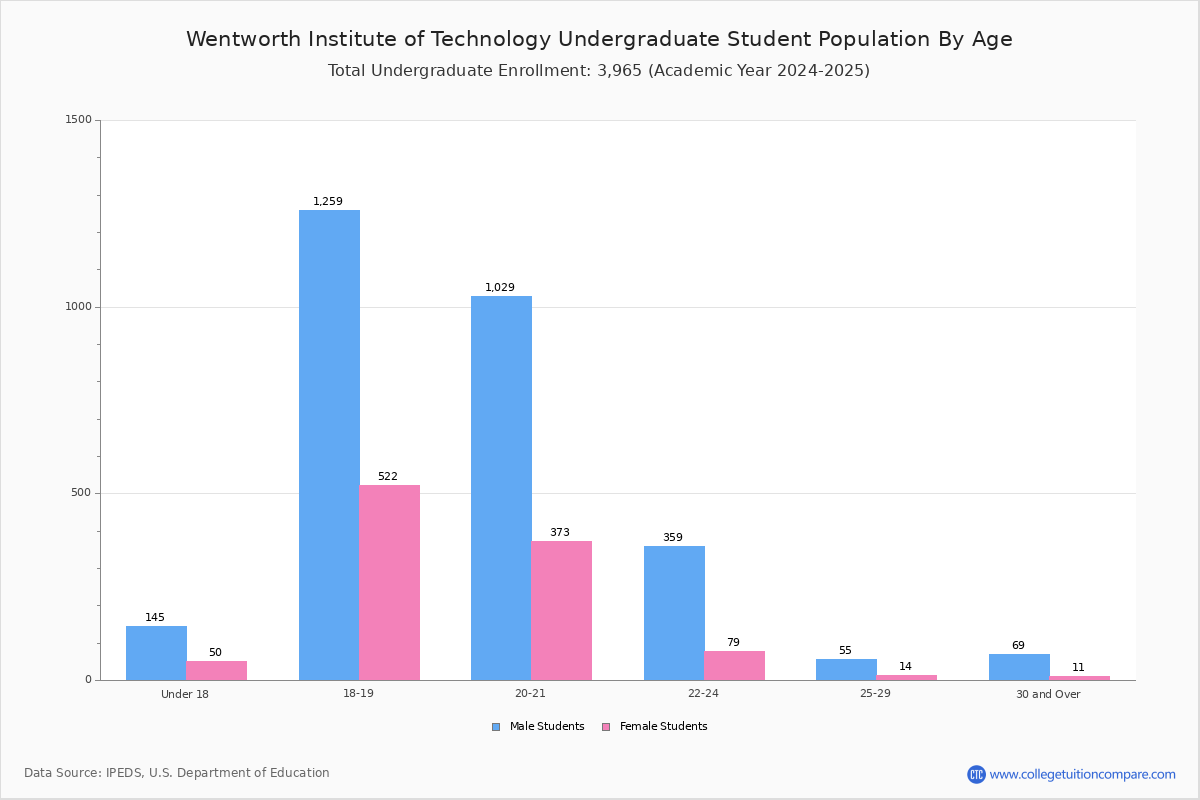 Wentworth Institute of Technology Student Population and Demographics