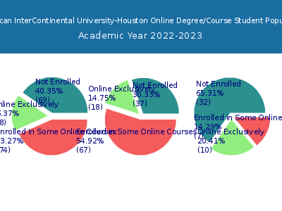 American InterContinental University-Houston 2023 Online Student Population chart