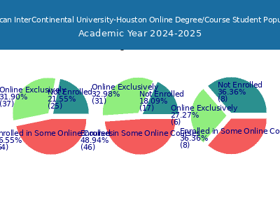 American InterContinental University-Houston 2025 Online Student Population chart