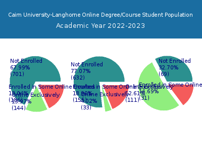 Cairn University-Langhorne 2023 Online Student Population chart
