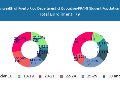 Commonwealth of Puerto Rico Department of Education-PRAMI 2024 Student Population Age Diversity Pie chart