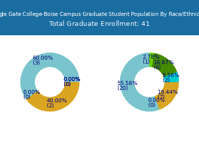 Eagle Gate College-Boise Campus 2025 Graduate Enrollment by Gender and Race chart
