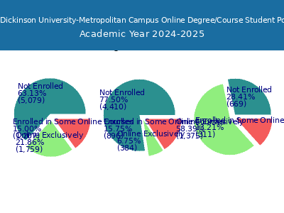 Fairleigh Dickinson University-Metropolitan Campus 2025 Online Student Population chart