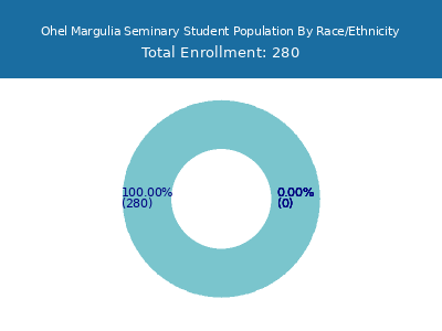 Ohel Margulia Seminary 2025 Student Population by Gender and Race chart