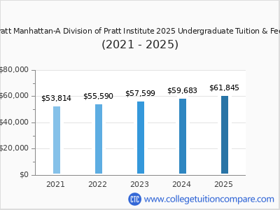 Pratt Manhattan-A Division of Pratt Institute 2025 undergraduate tuition chart