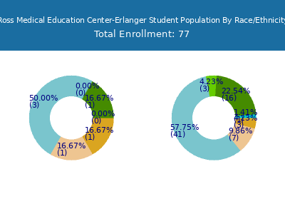 Ross Medical Education Center-Erlanger 2025 Student Population by Gender and Race chart