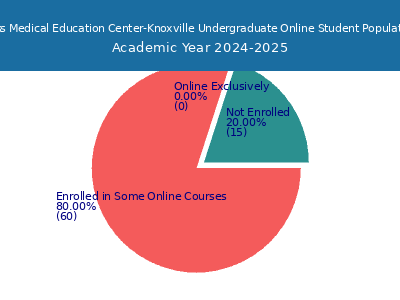 Ross Medical Education Center-Knoxville 2025 Online Student Population chart