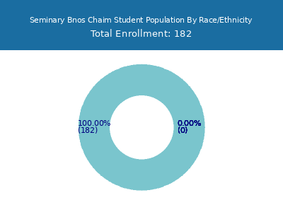 Seminary Bnos Chaim 2025 Student Population by Gender and Race chart