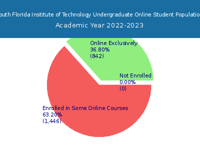 South Florida Institute of Technology 2023 Online Student Population chart