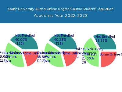 South University-Austin 2023 Online Student Population chart