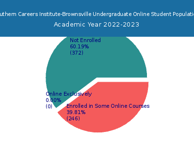 Southern Careers Institute-Brownsville 2023 Online Student Population chart