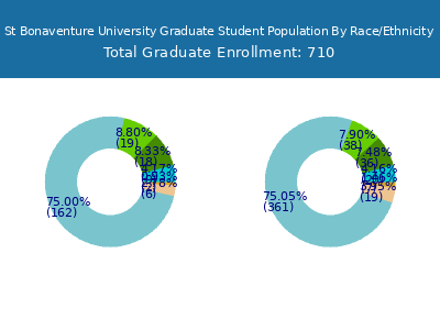 St Bonaventure University 2025 Graduate Enrollment by Gender and Race chart