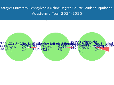Strayer University-Pennsylvania 2025 Online Student Population chart