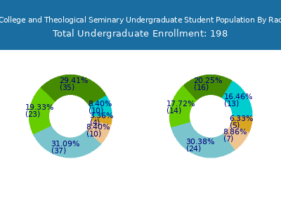 SUM Bible College and Theological Seminary 2025 Undergraduate Enrollment by Gender and Race chart