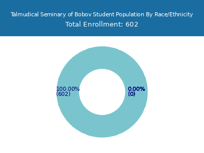 Talmudical Seminary of Bobov 2025 Student Population by Gender and Race chart