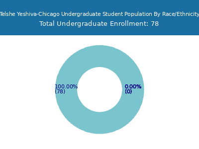 Telshe Yeshiva-Chicago 2025 Undergraduate Enrollment by Gender and Race chart