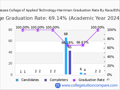 Tennessee College of Applied Technology-Harriman graduation rate by race