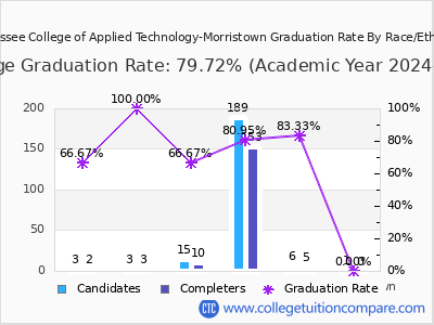 Tennessee College of Applied Technology-Morristown graduation rate by race